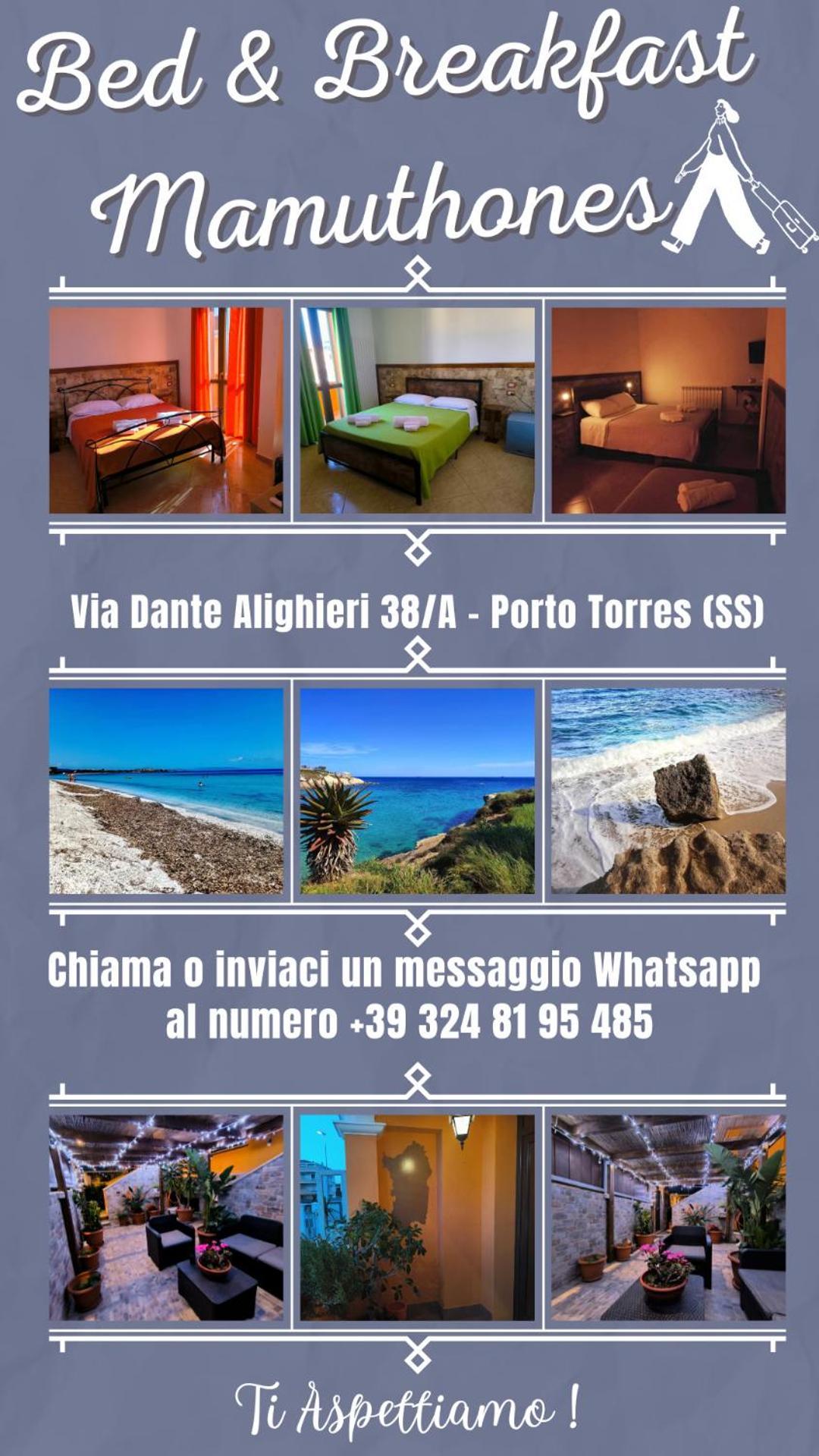 B&B Mamuthones Porto Torres Eksteriør bilde